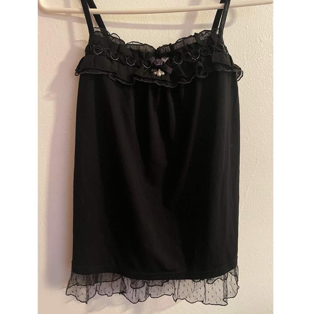 Black Camisole - Axes Femme
